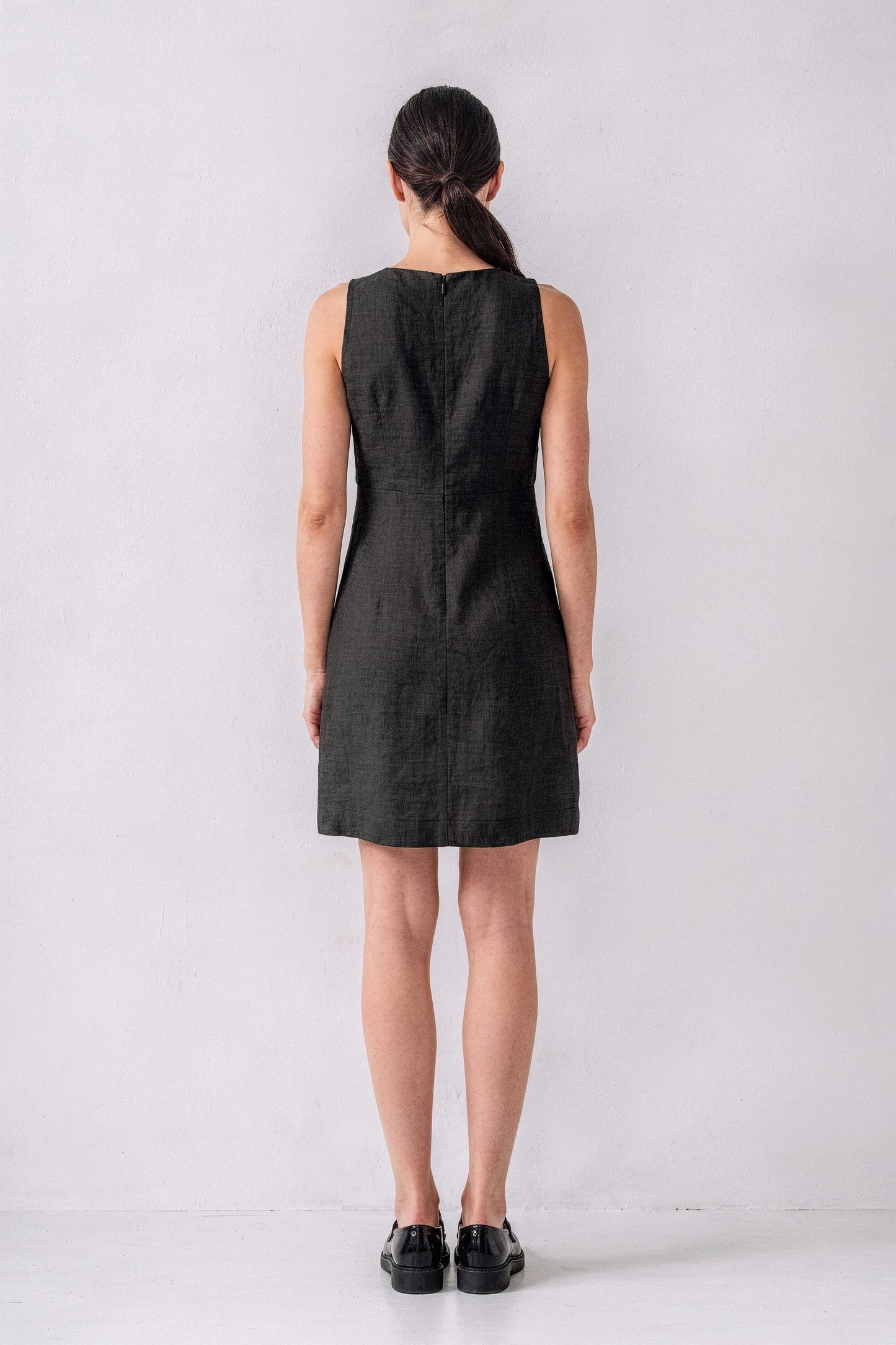 Black Linen Dress