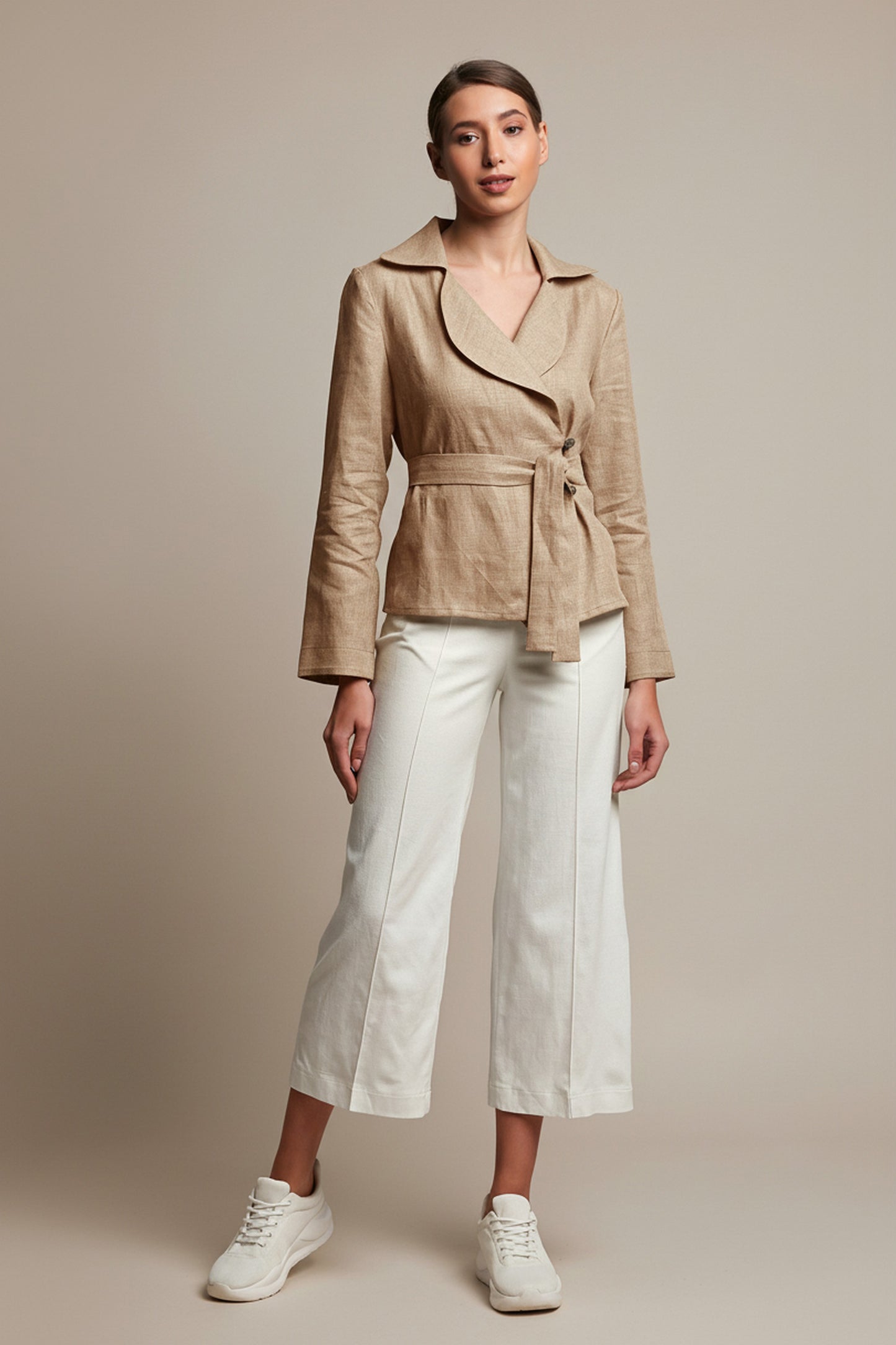 Mocca linen jacket
