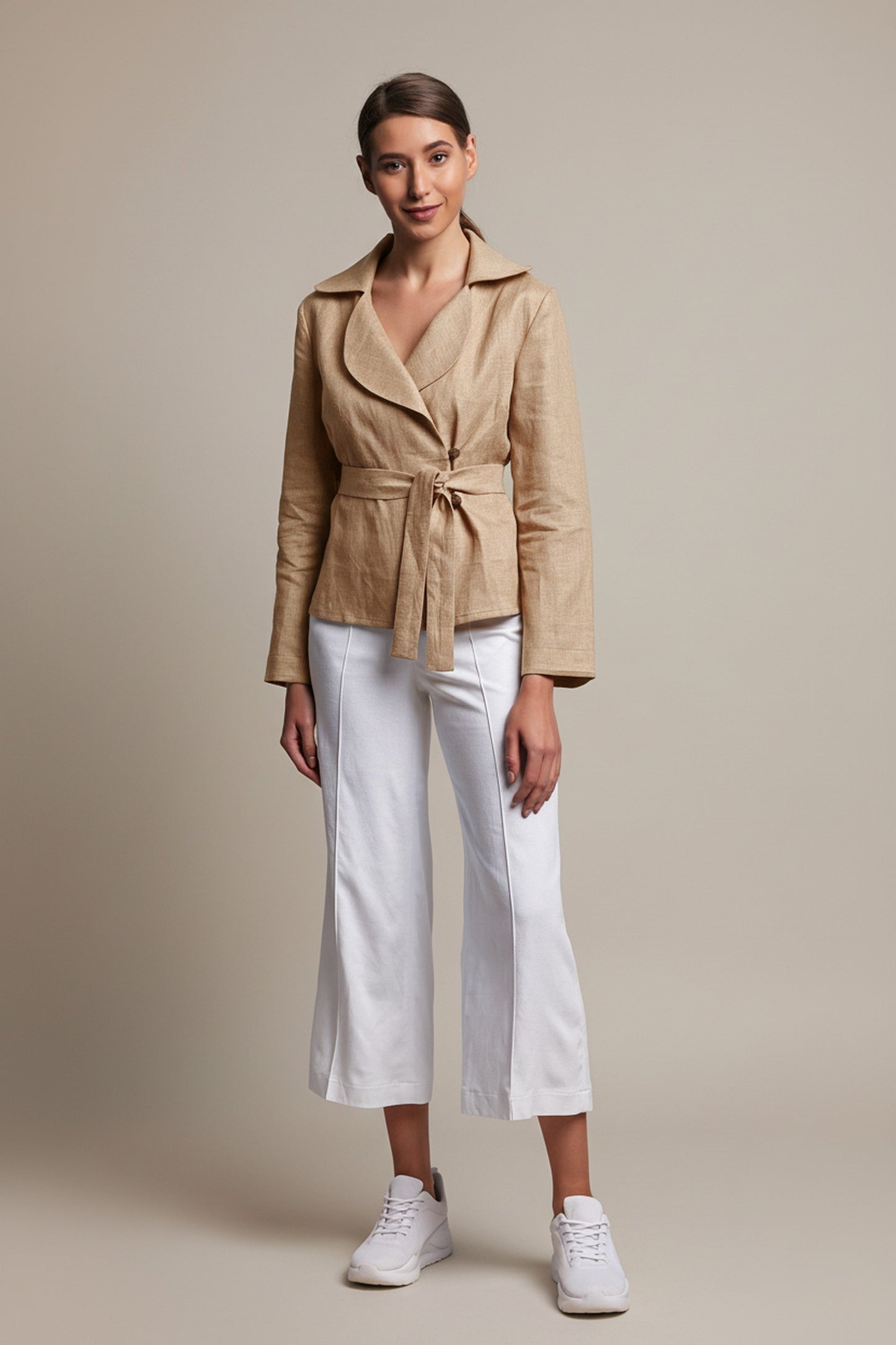 Mocca linen jacket
