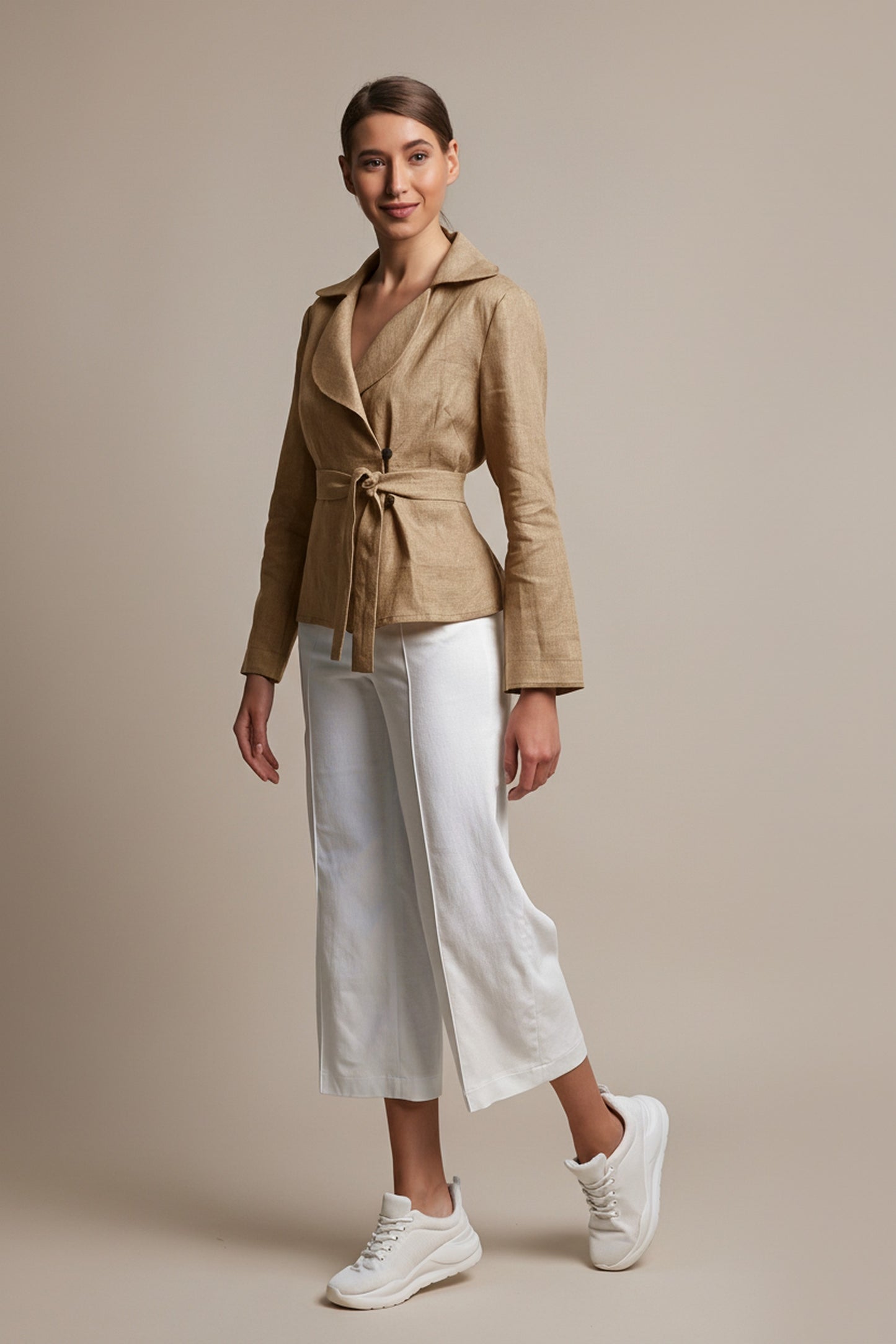 Mocca linen jacket