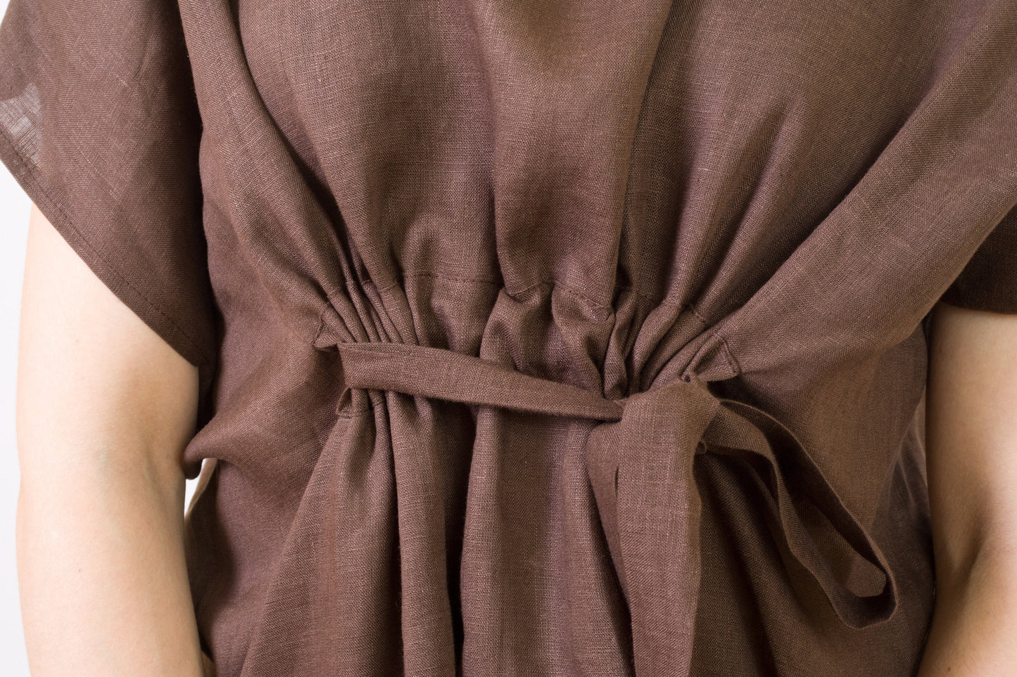 Simple shift linen dress