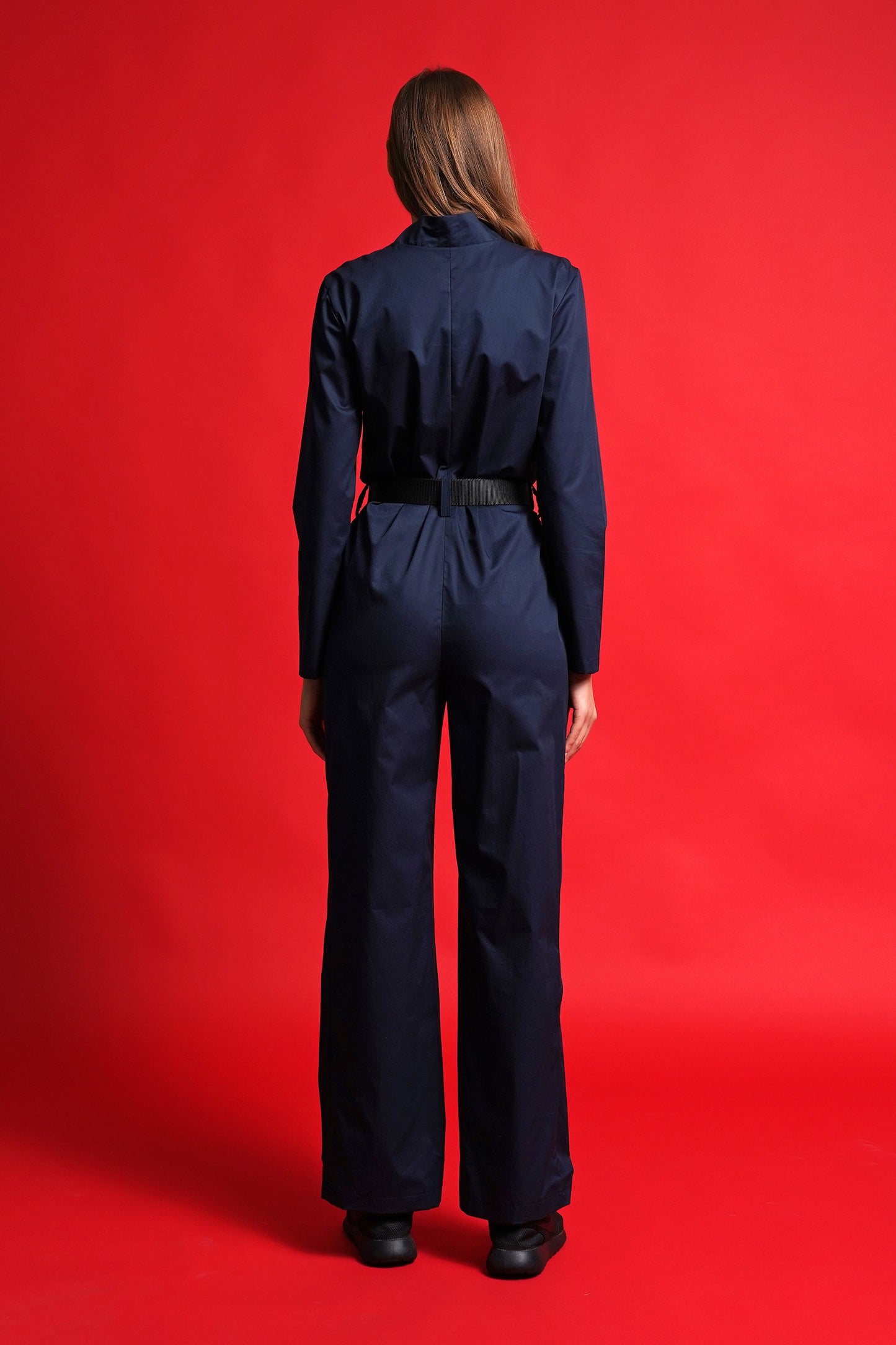 Navy blue jumpsuit