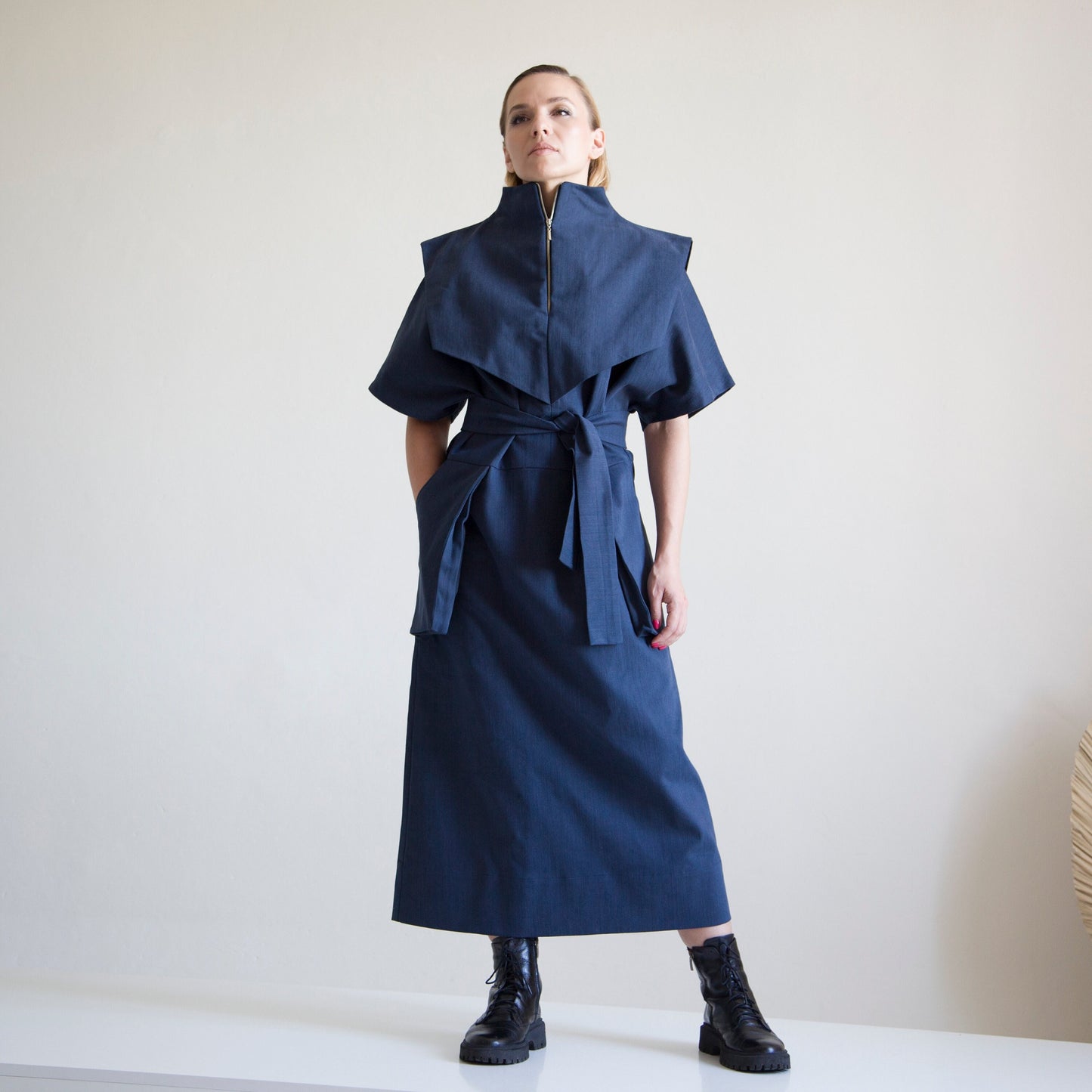 Maxi denim dress