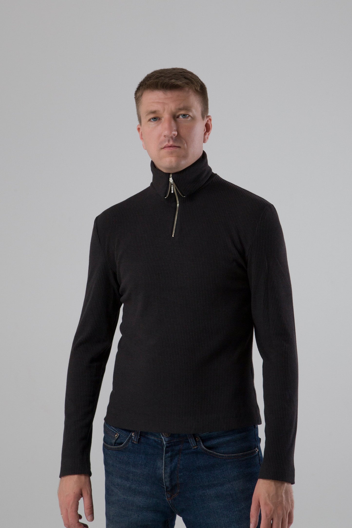 Quarter zip sweater men