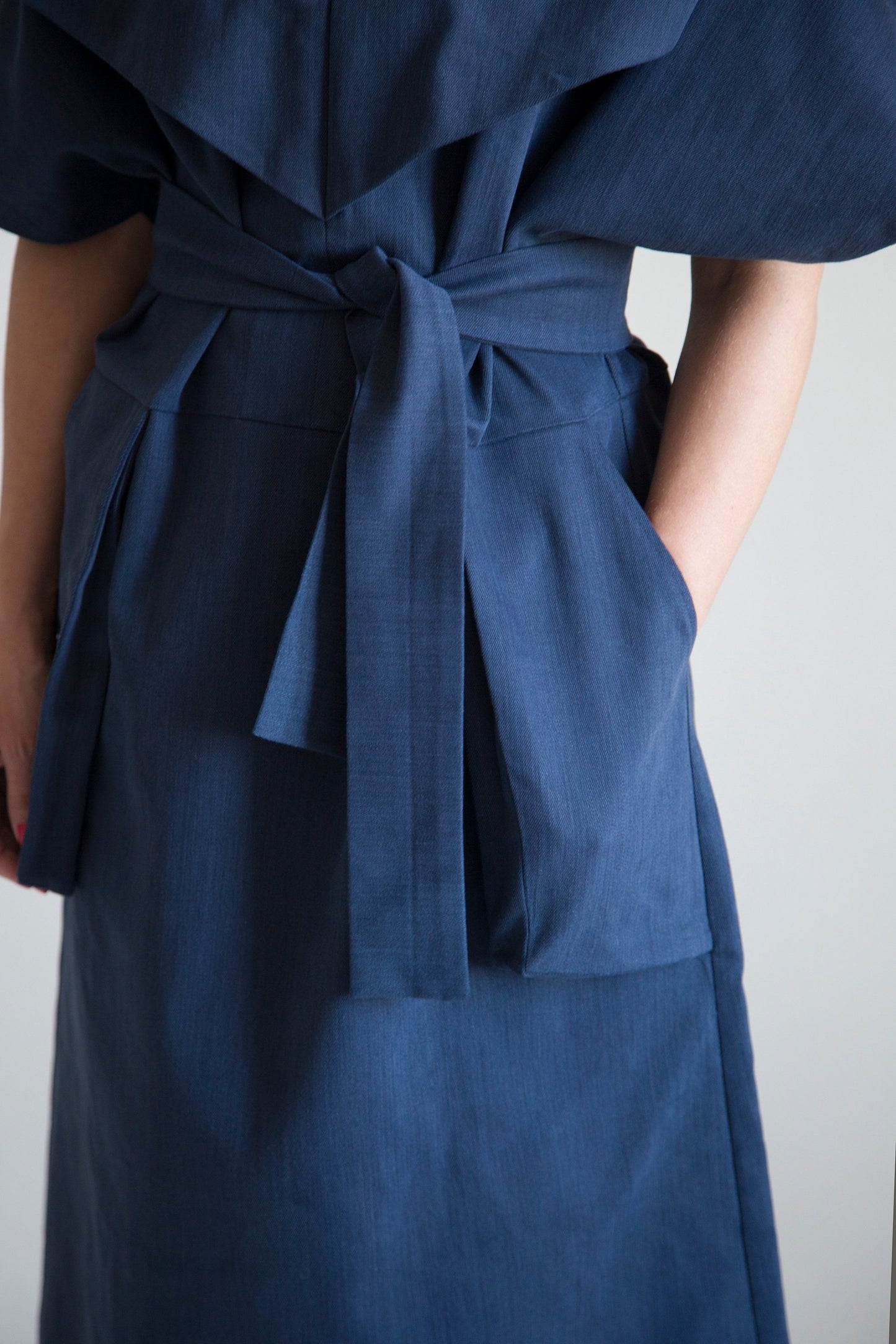 Maxi denim dress