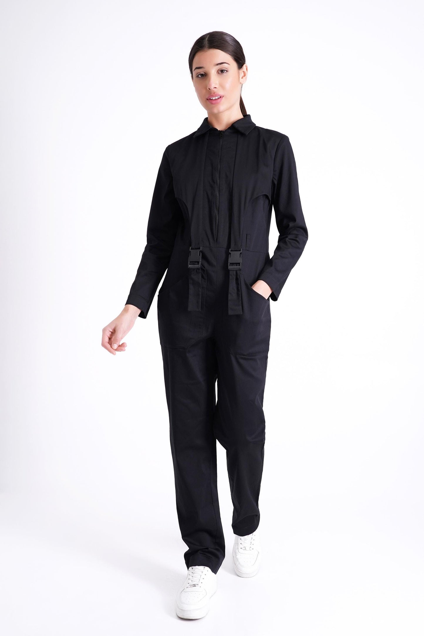 Womens utility jumpsuit
