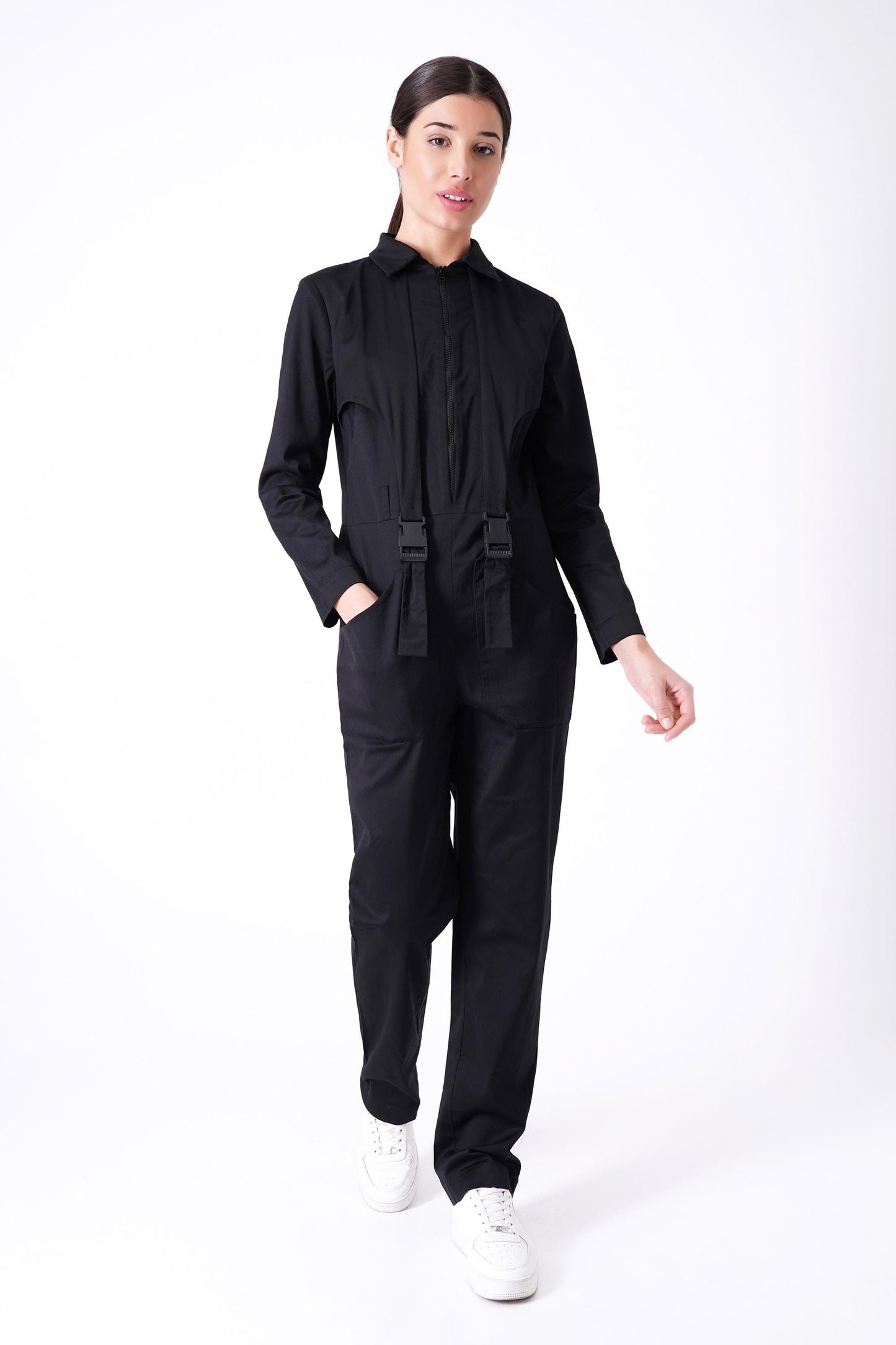 Womens utility jumpsuit