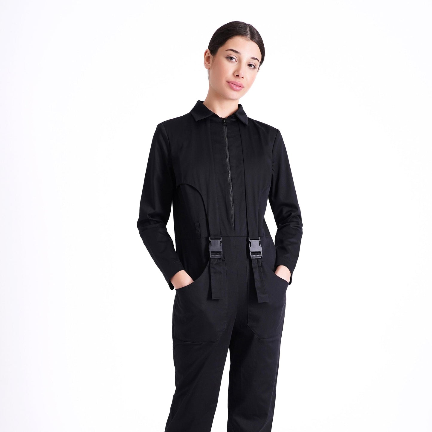 Womens utility jumpsuit
