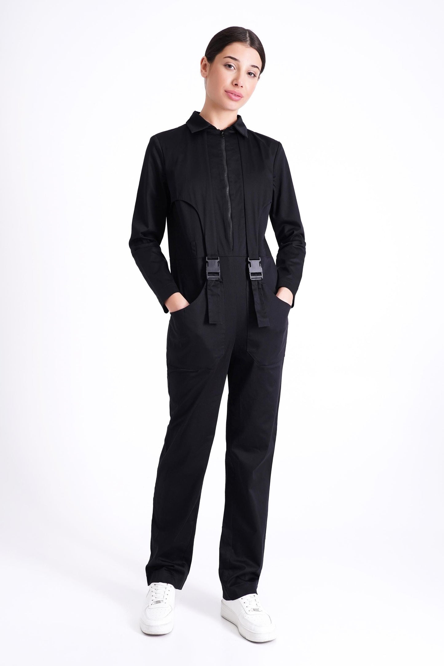 Womens utility jumpsuit