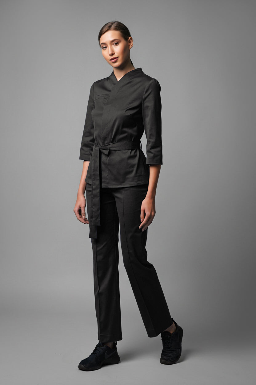 Black pants suit women