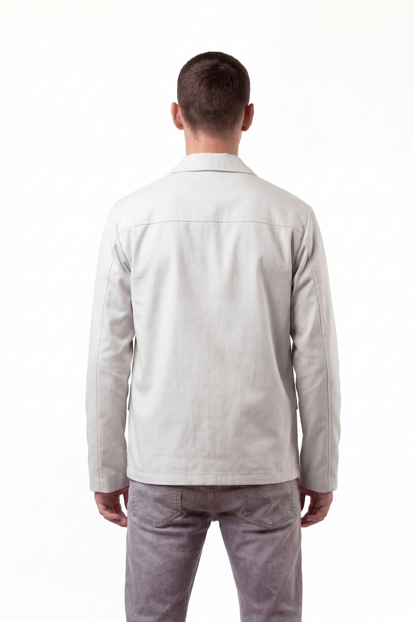 White Cotton Raincoat