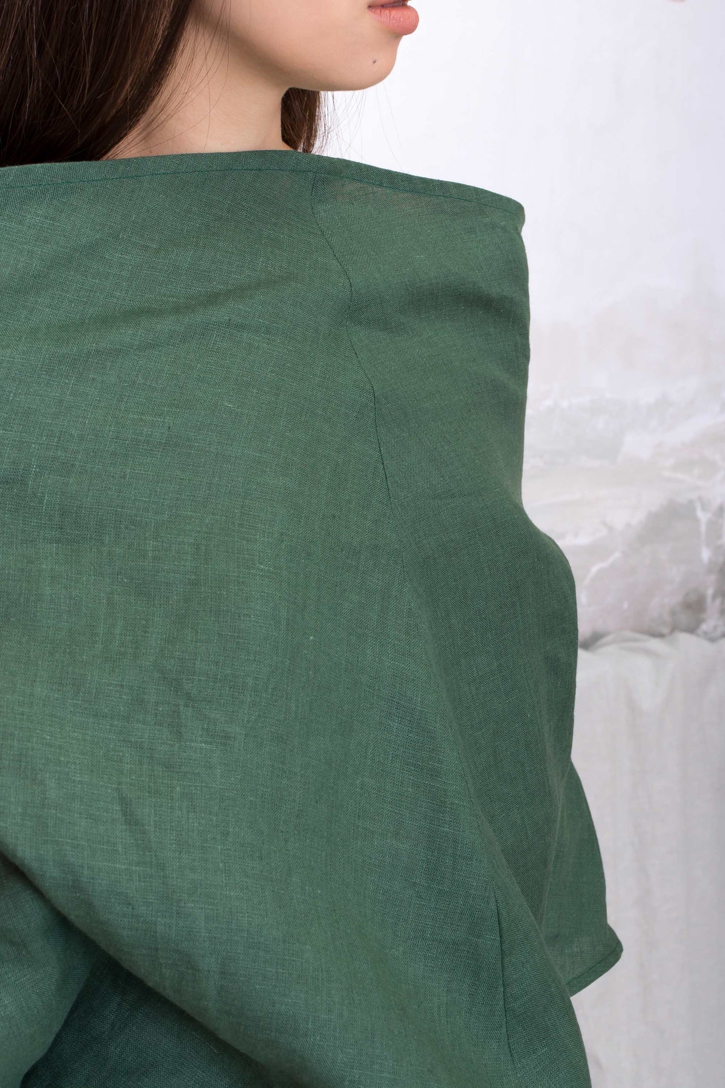 Linen tunic top
