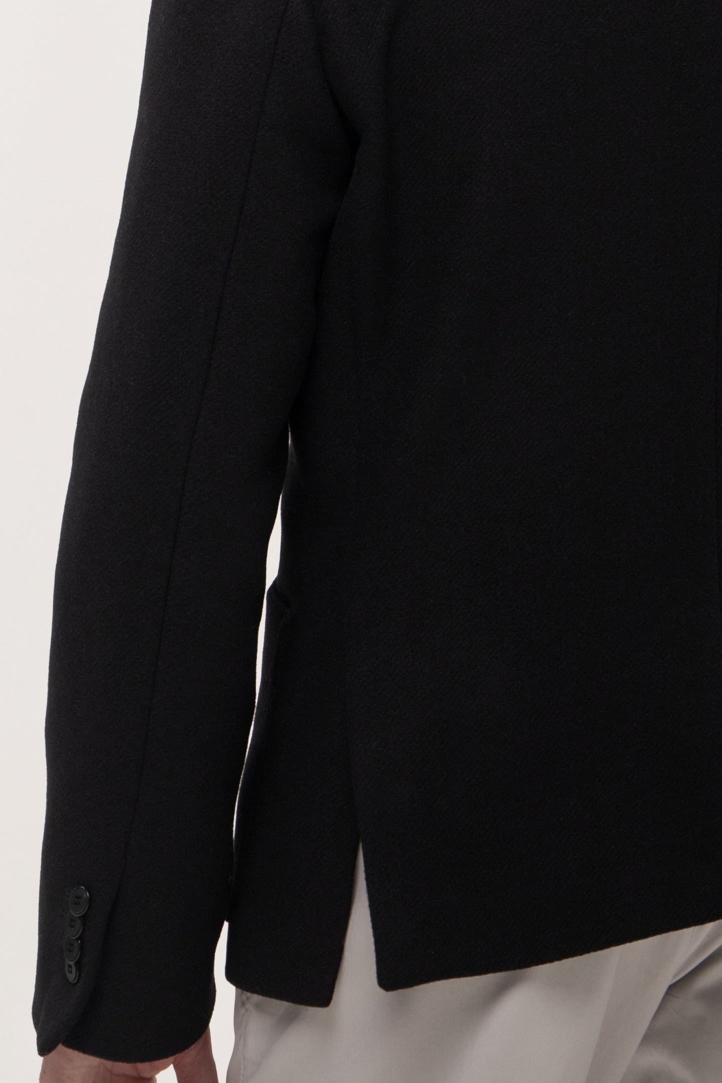 Black wool blazer
