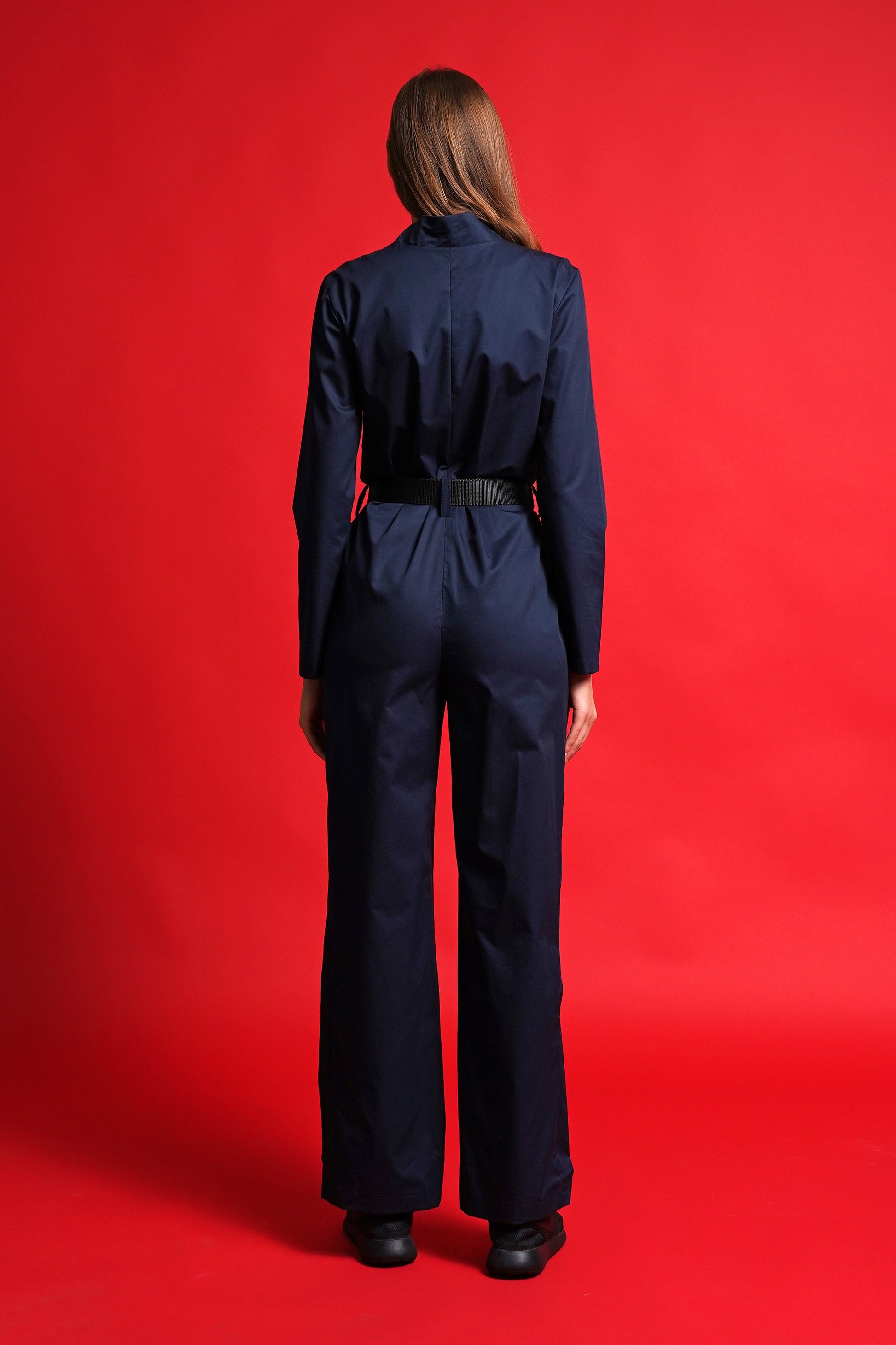 Navy blue jumpsuit