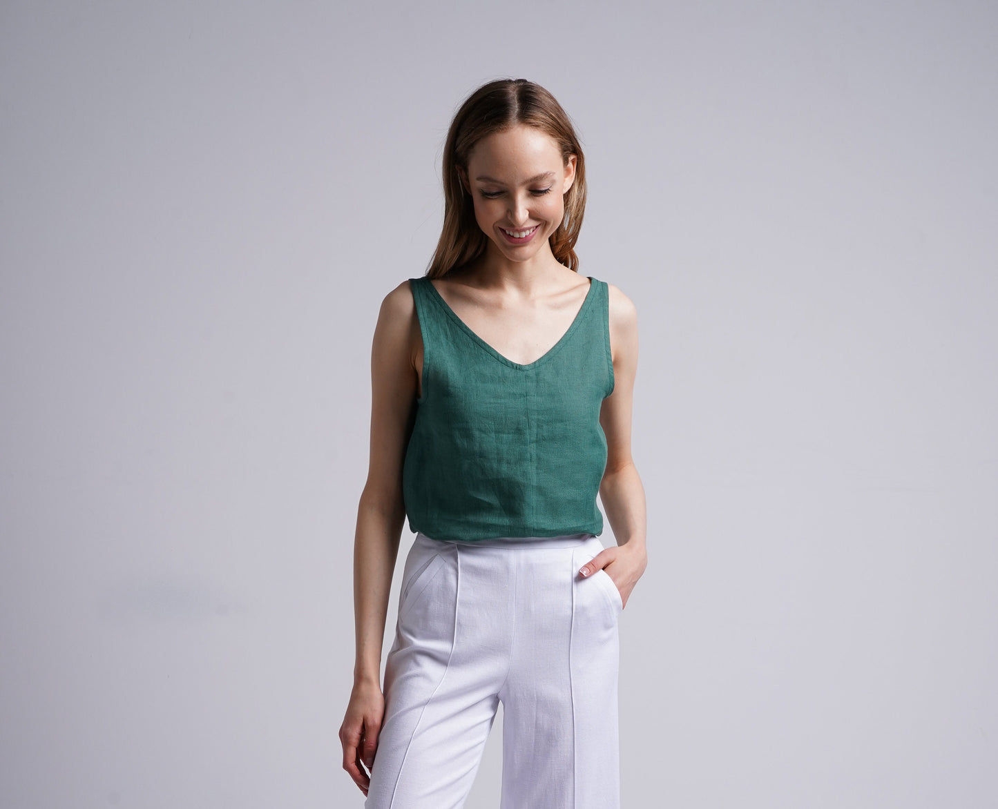 Linen tank top