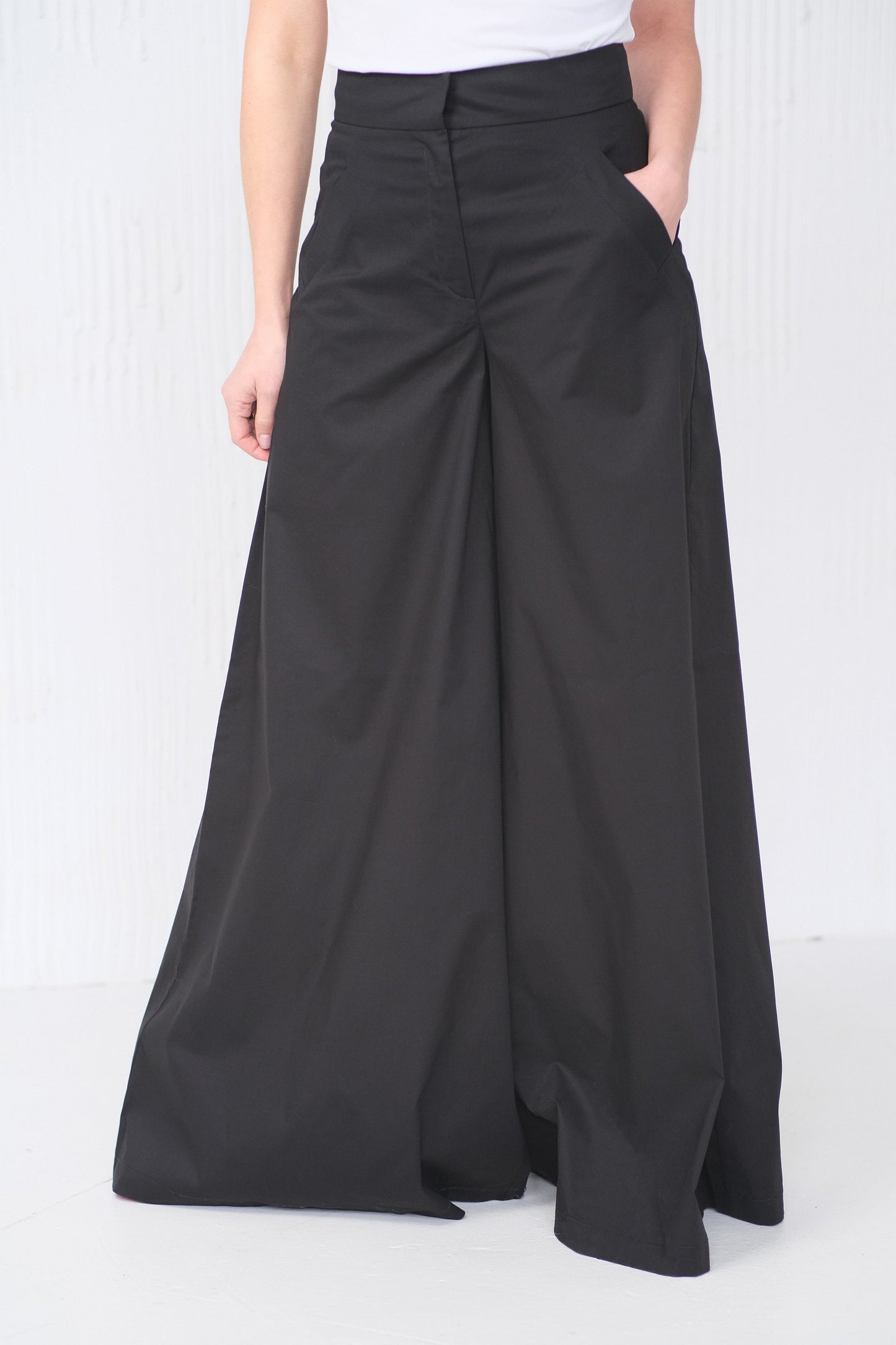 Wide leg palazzo pants
