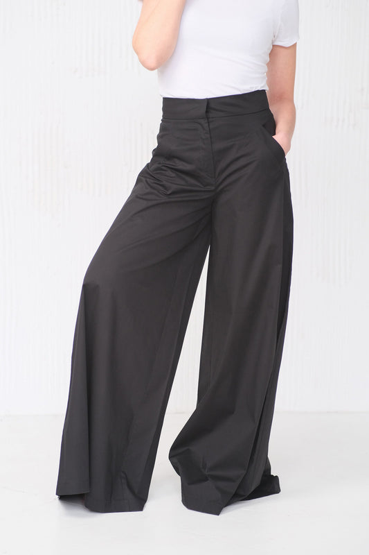 Wide leg palazzo pants