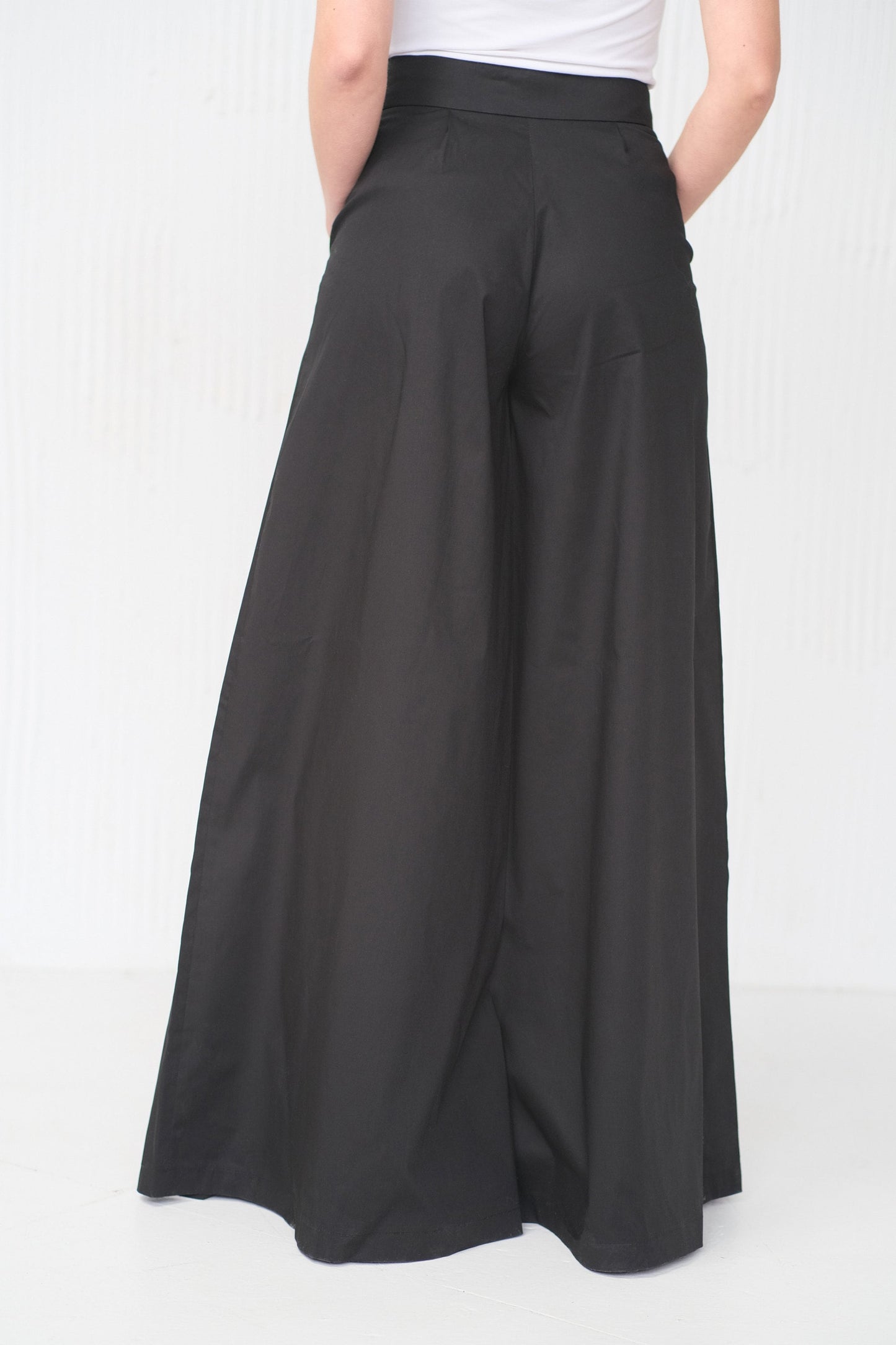 Wide leg palazzo pants