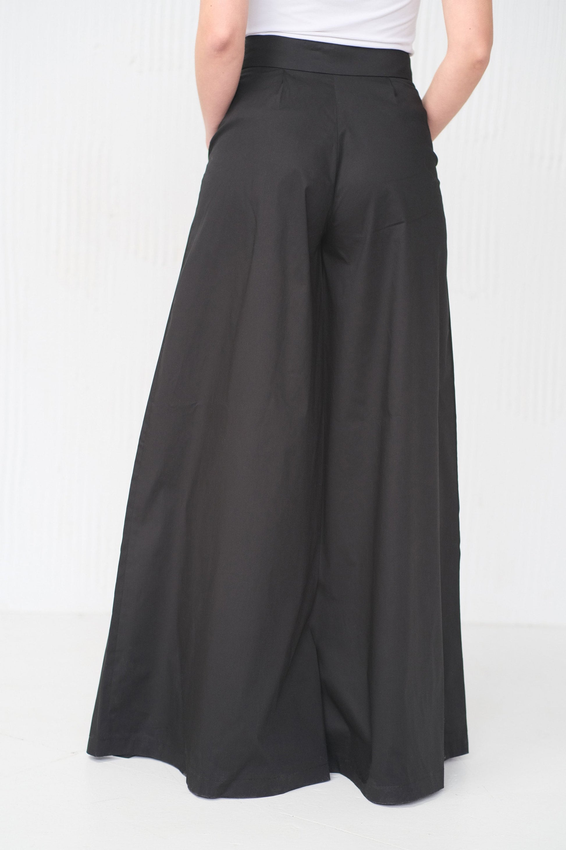 Wide leg palazzo pants