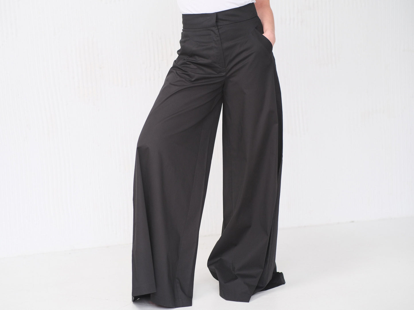 Wide leg palazzo pants