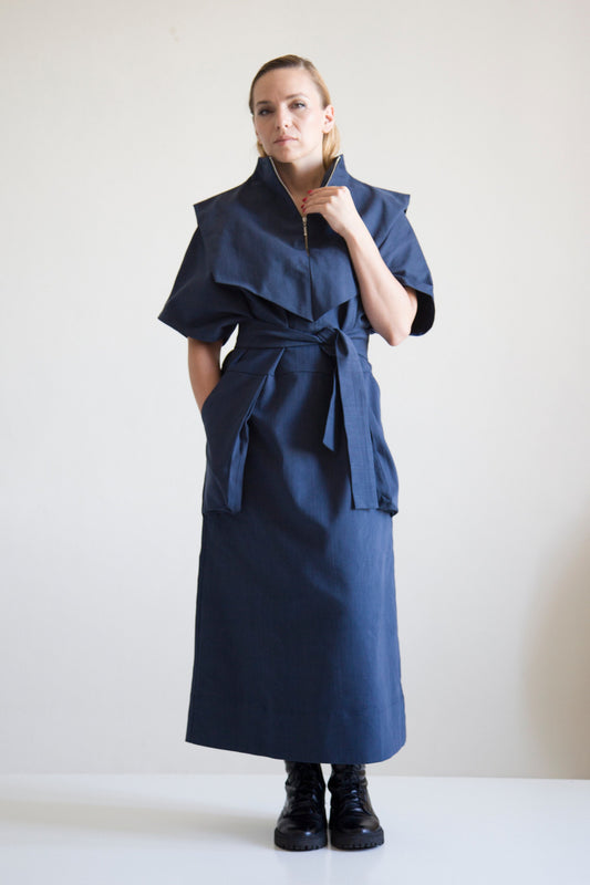 Maxi denim dress