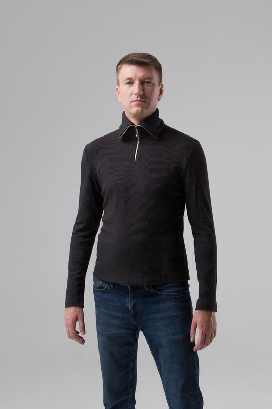 Quarter zip sweater men