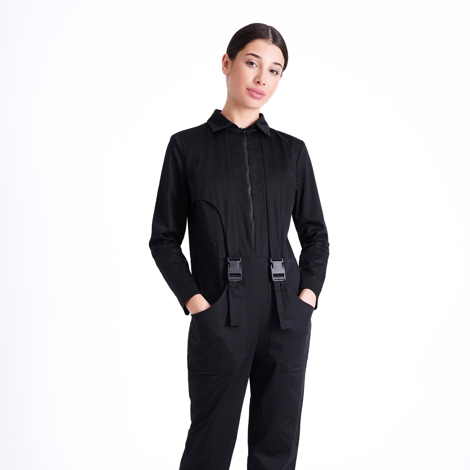Womens utility jumpsuit